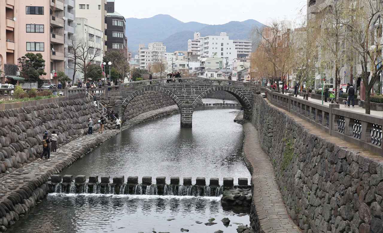 長崎の定番グルメを堪能できる『眼鏡橋周辺エリア』