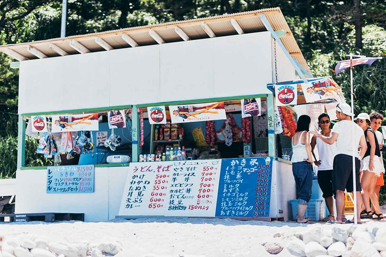 海の家で、かき氷は外せない！