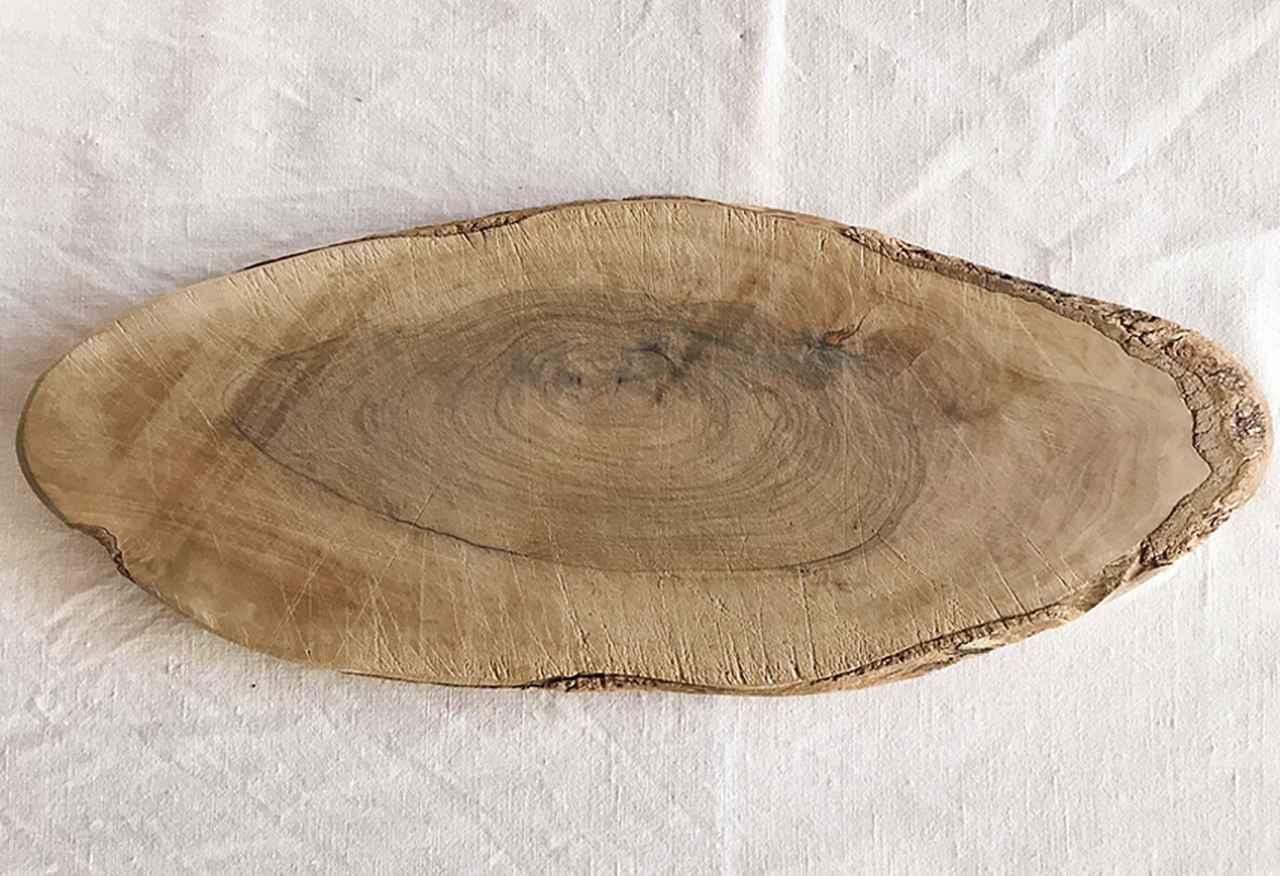 イギリスで購入したオリーブの木のまな板